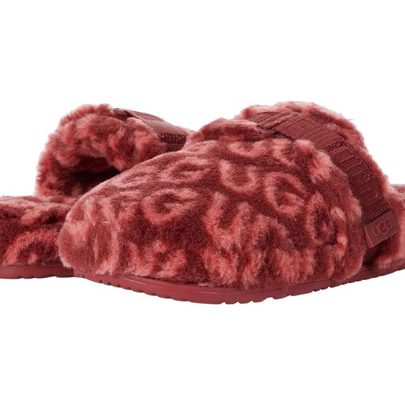 UGG  Fluff It Pop Logo Slide wool blend slipper. Size: 14 - Picture 9 of 9